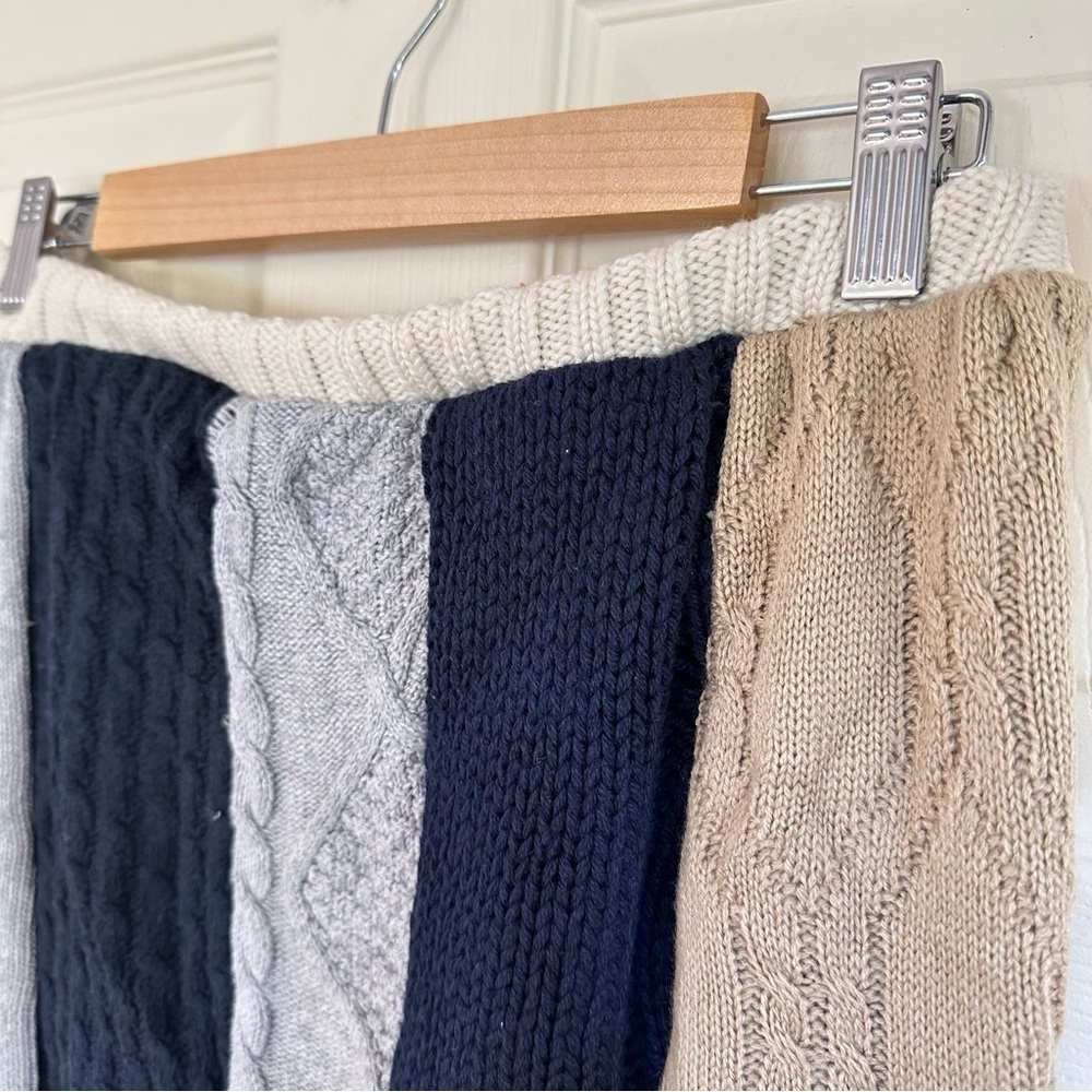 NWT UO Urban Renewal Remade Cable Knit Mini Sweater Skirt - Picture 5 of 9